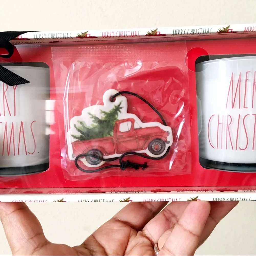 Rae Dunn Scented Candle & Car Air Freshener Set